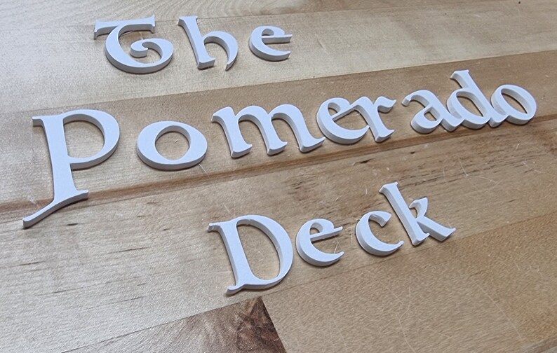 Totally Custom 3D Sign Letters. Outdoor 1/8 Inch Thick Any Etsy