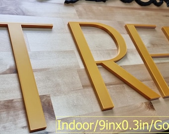 Totally Custom 3D Sign Letters. 1/3 Inch Thick, Any Font, Size or Color! Our 3D Sign Letters Make An Impact