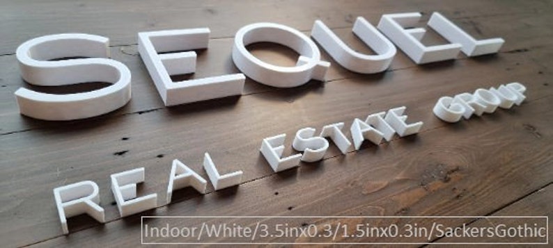 Totally Custom Sign Letters. Any Font, Size Or Color. Perfect For Indoor Use at Home or Any Occasion 1/2 Inch Thick image 2