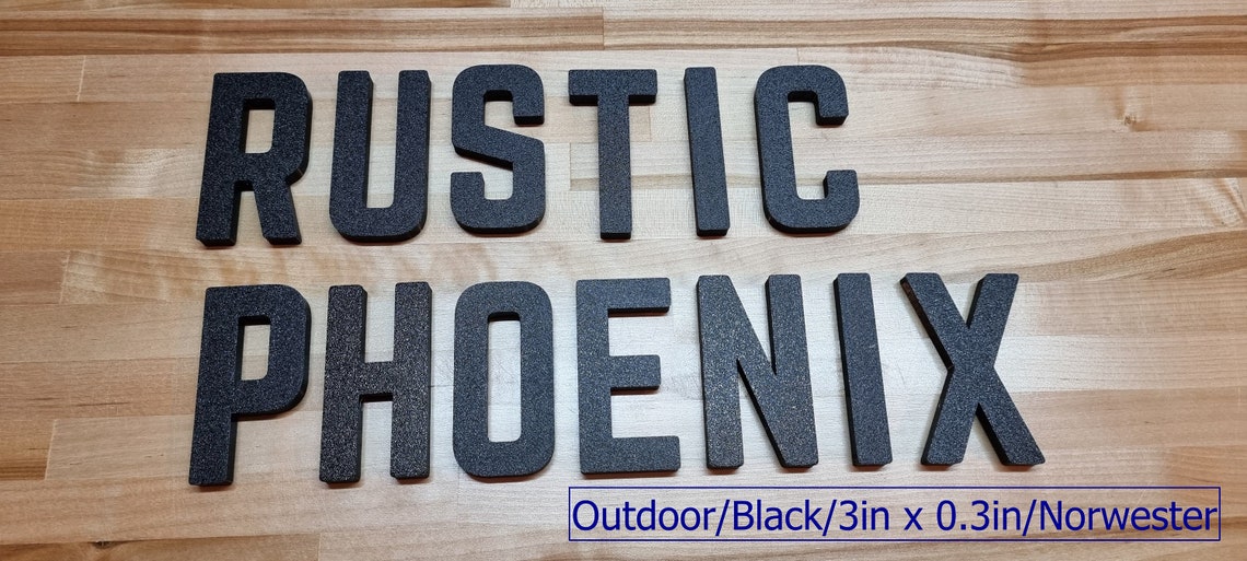 Totally Custom Outdoor Sign Letters. Any Font Size or Color. Etsy