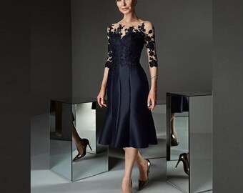 Mother of the Bride Dress Tea Length - Etsy