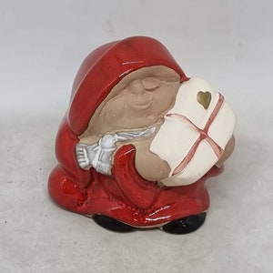Vintage Ceramic Jie Gantofta Christmas Figurine | Made in Sweden |