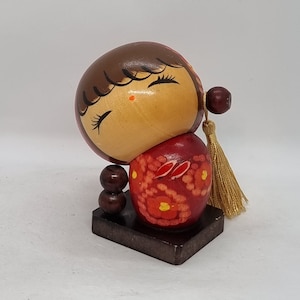 Vintage Kyoohoo Giapponese Kokeshi Doll "Satonoko" /