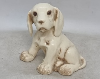 Vintage Porcelain Dog Figurine | Made in Germany |