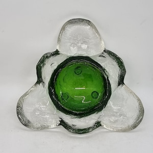bol en verre Humppila vintage | | Made in Finland Conçu par Pertti Santalahti |