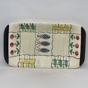 Vintage Jie Gantofta ceramic dish | Designed by Ella Bergstrand | 1970 Sweden |