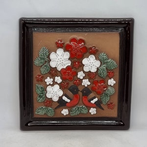 Vintage Gabriel ceramic wall plaque no. A156 | Made in Sweden |