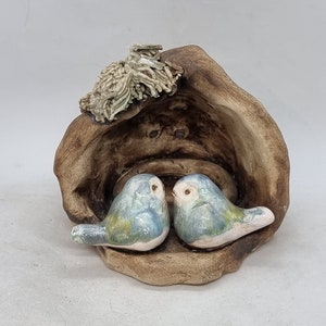 Vintage ceramic candle holder | Scandianvia pottery |