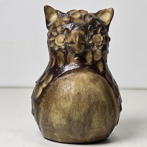 Vintage Ceramic Owl Figurine | Made in Sweden |