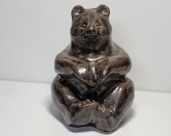 ヴィンテージ スウェーデン製陶器製クマの置物 | スカンジナビア