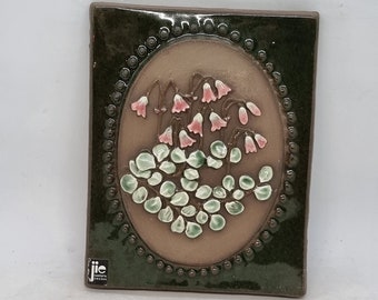 Jie gantofta(ジイガントフタ)No.821 MP-3 Vintage JIE GANTOFTA Ceramic Wall Plaque No. 821 | Designed