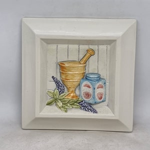 Vintage JIE GANTOFTA Ceramic Wall Plaque no. 641 | Designed by Aimo Nietosvuori |