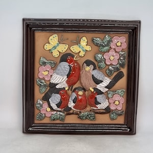 Vintage Gabriel ceramic wall plaque no. A160 | Made in Sweden |