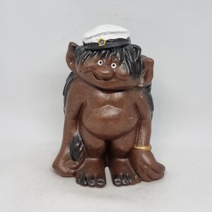 Vintage Swedish Nittsjo Ceramic Figurine | Made in Sweden |