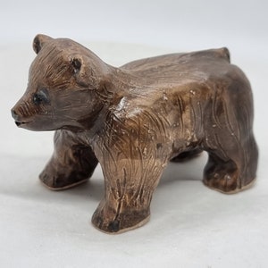 Vintage ceramic bear figurine | Made in Sweden |