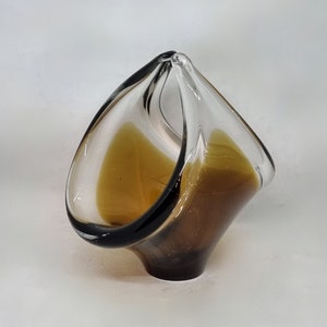 ヴィンテージ「Sea Glasbruk Kosta」シロクマのガラス置物