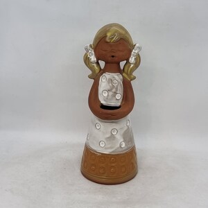 Vintage Scandinavian Ceramic Girl Figurine |