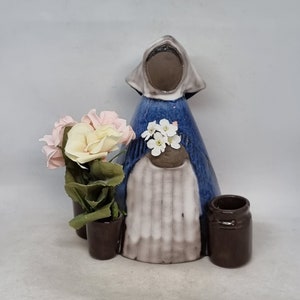 Vintage ceramic lady figurine by Elsi Bourelius for Jie Gantofta Sweden |