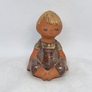 Vintage Keramik Mädchen Figur | Hergestellt in Japan |
