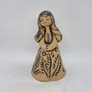 Vintage Keramik Mädchen Figur | skandinavischer stil |