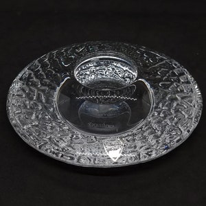 Orrefors crystal glass candle holder | Made in Sweden, 1960 |