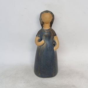 Vintage ceramic lady figurine by Elsi Bourelius for Jie Gantofta Sweden |