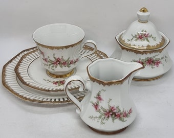 Vintage Svaneholm 1530 Flora Alpina Porcelain Tea Set Nr. 1