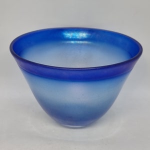 Vintage Glass Art Bowl by Bertil Vallien for Kosta Boda |