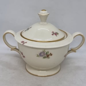 Vintage Tirschenreuth Bavaria Germany Sugar Bowl |