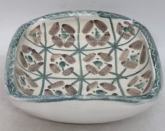 Vintage "Laholm" Ceramic Bowl by Olof Larsson | Made in Sweden |