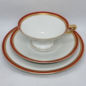 Vintage &quot;Bavaria Ullersricht Weiden&quot; porcelain cup and saucers | Made in Germany |