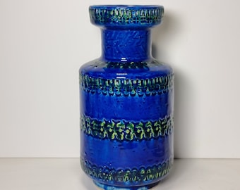 BITOSSI FLAVIA セラミック花瓶 リミニ ブルー、アルド ロンディ