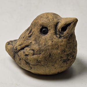 Vintage Stoneware Bird Figurine | Scandinavian Style |