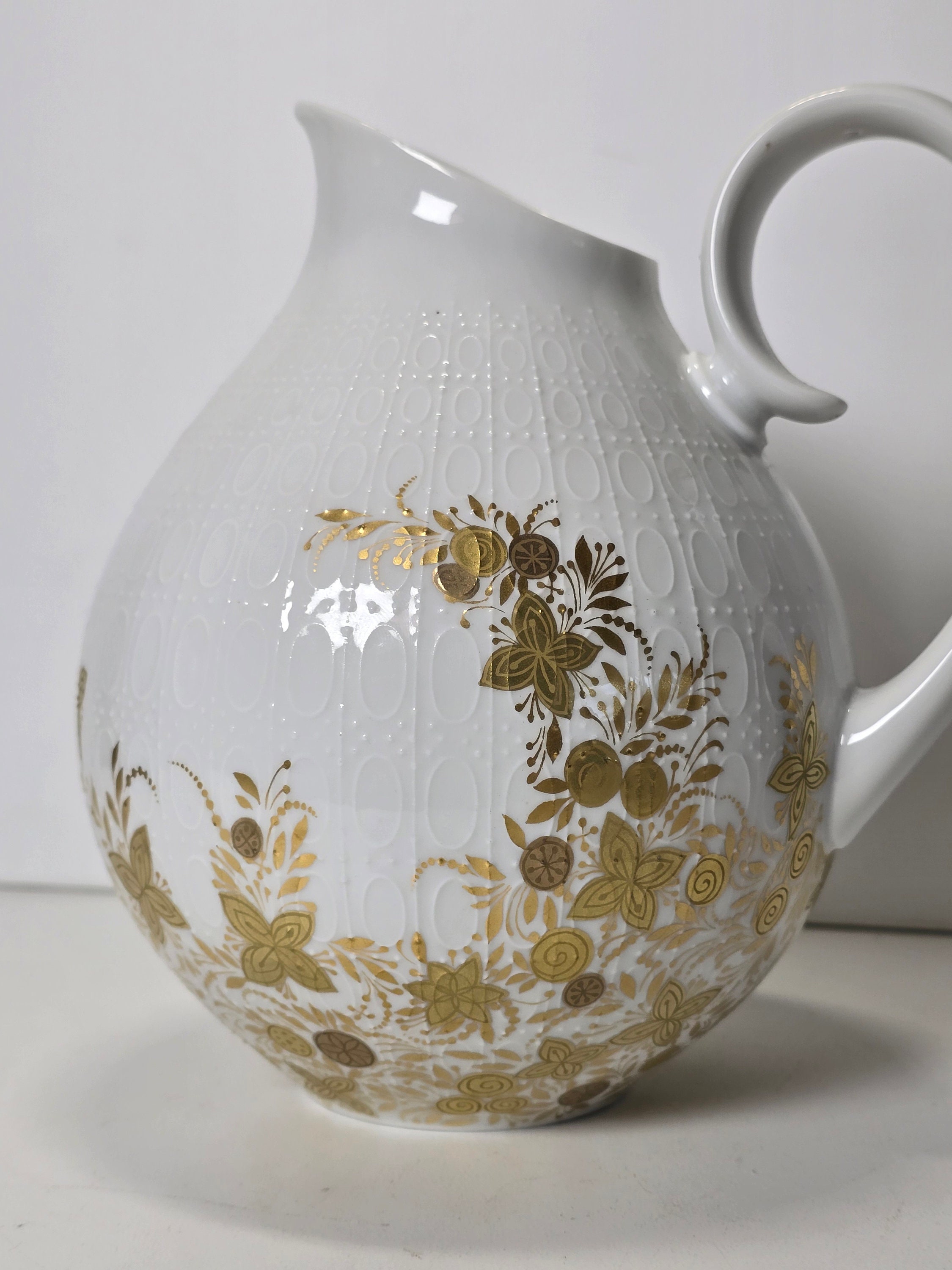 Rosenthal Studio Linie Porcelain Jug Designed by Bjorn Wiinblad