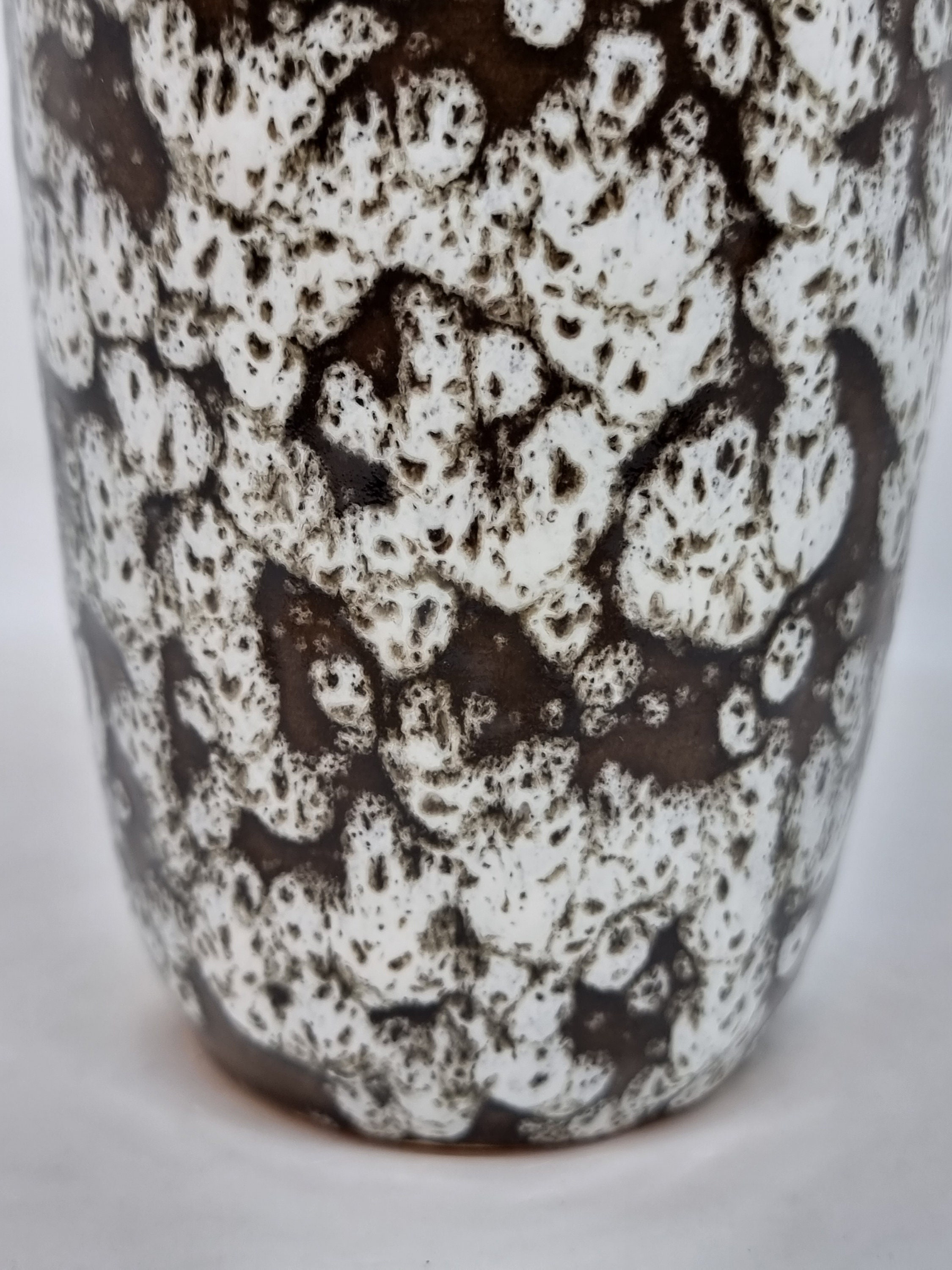 Vintage West Germany Ceramic Fat Lava Vase No. 242/22 | - Etsy