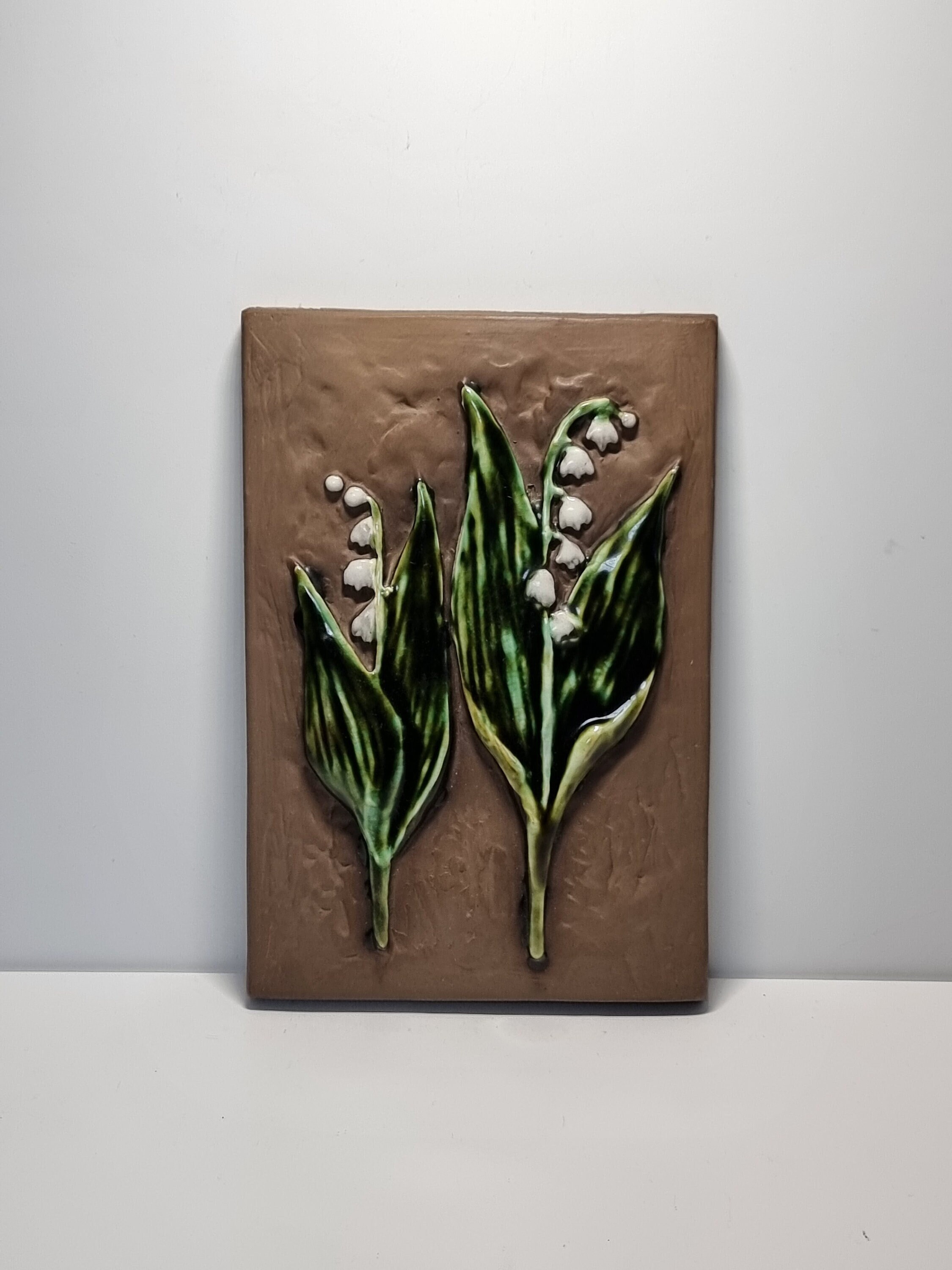 Vintage JIE GANTOFTA ceramic wall plaque no. 753 | Made in Sweden |