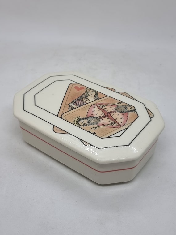 Vintage Villeroy & Boch Porcelain jewelry box Made… Gem