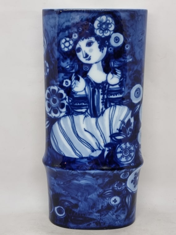 Cobalt Blue Bjorn Wiinblad Rosenthal Studio Line Vase | - Etsy Canada