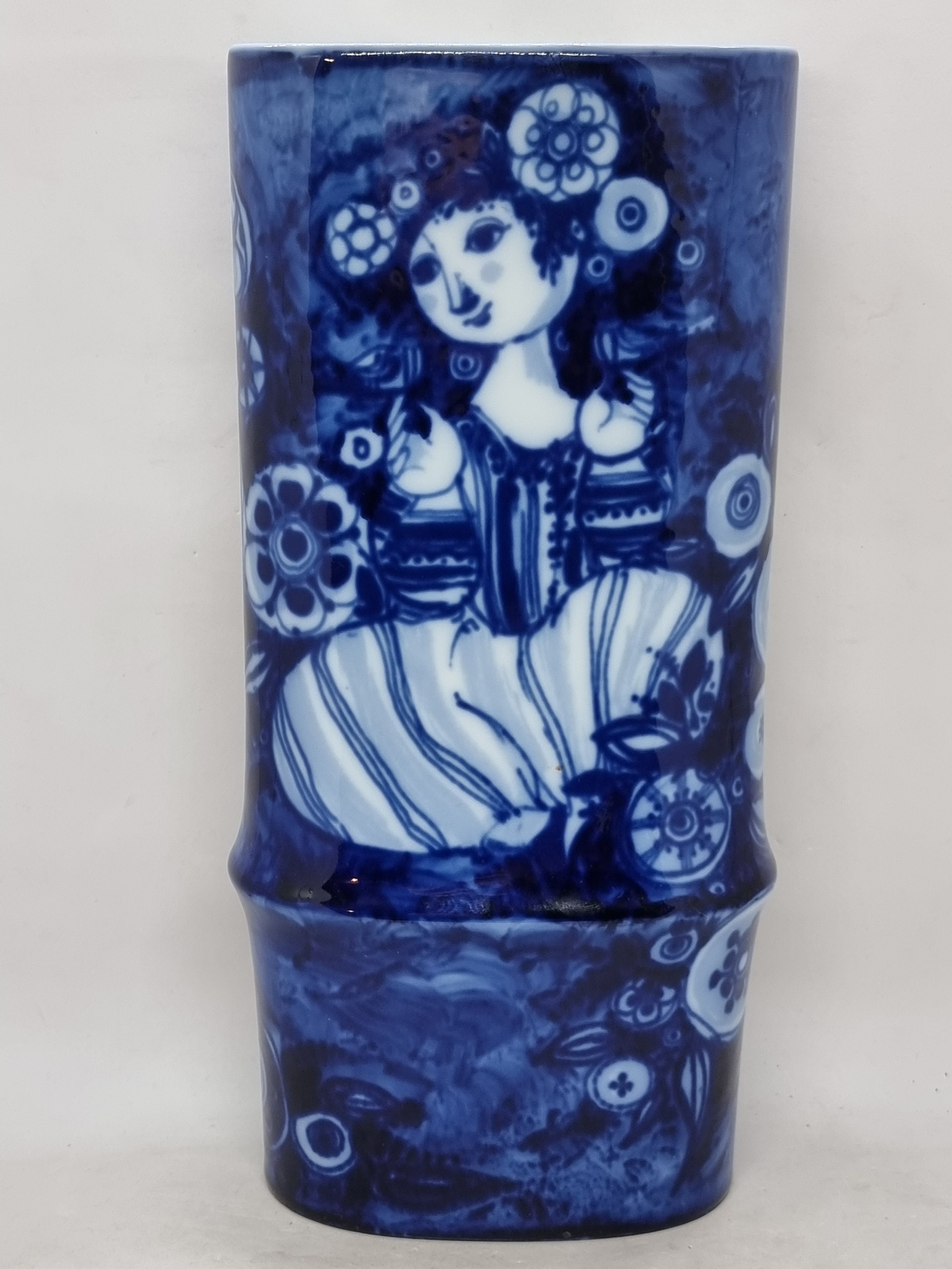 Cobalt Blue Bjorn Wiinblad Rosenthal Studio Line Vase | - Etsy