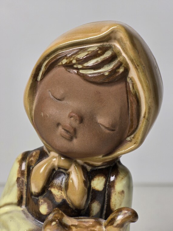 ヴィンテージ陶器製女の子置物 | 日本製 | - Etsy 日本