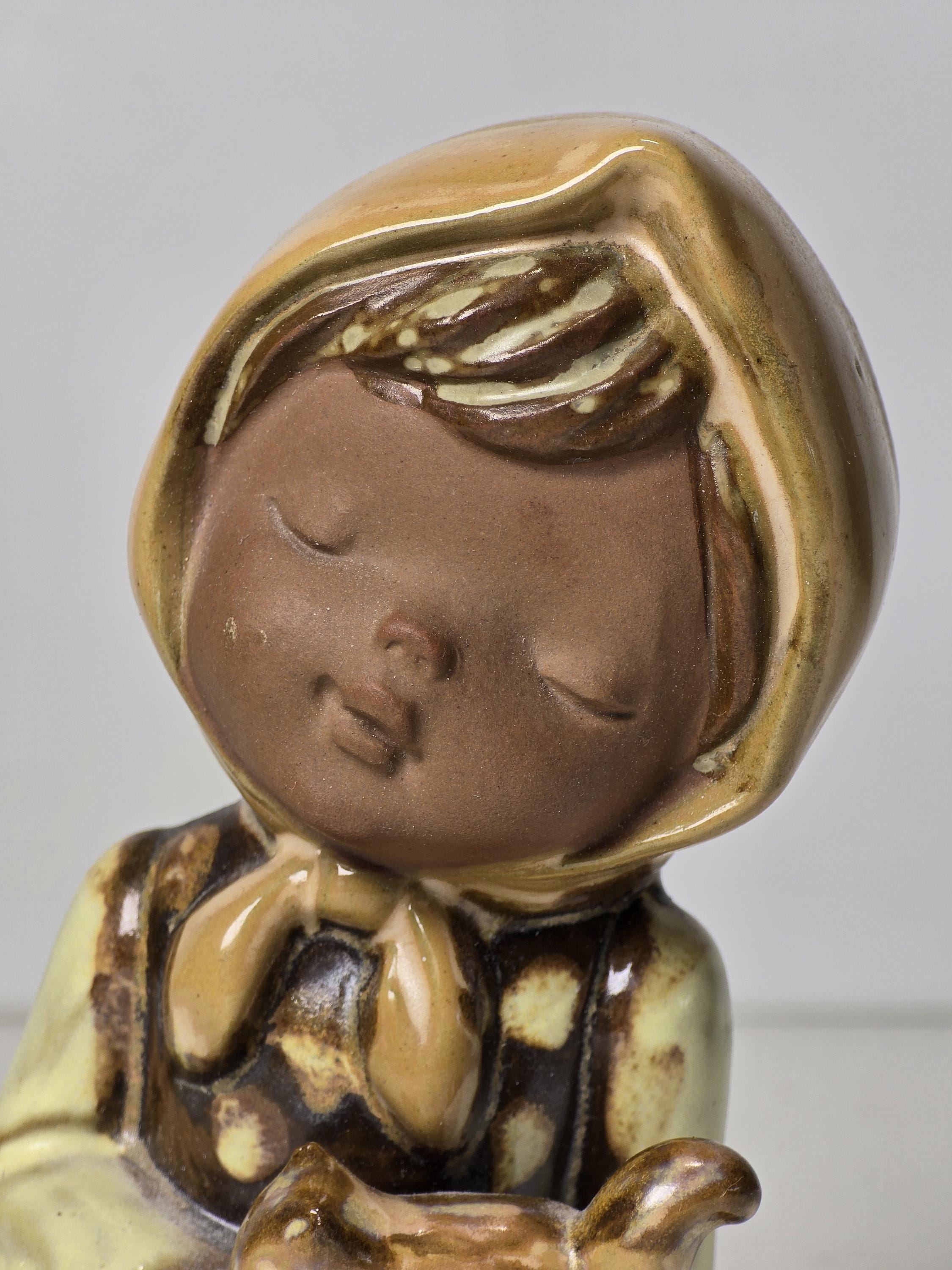 ヴィンテージ陶器製女の子置物 | 日本製 | - Etsy 日本