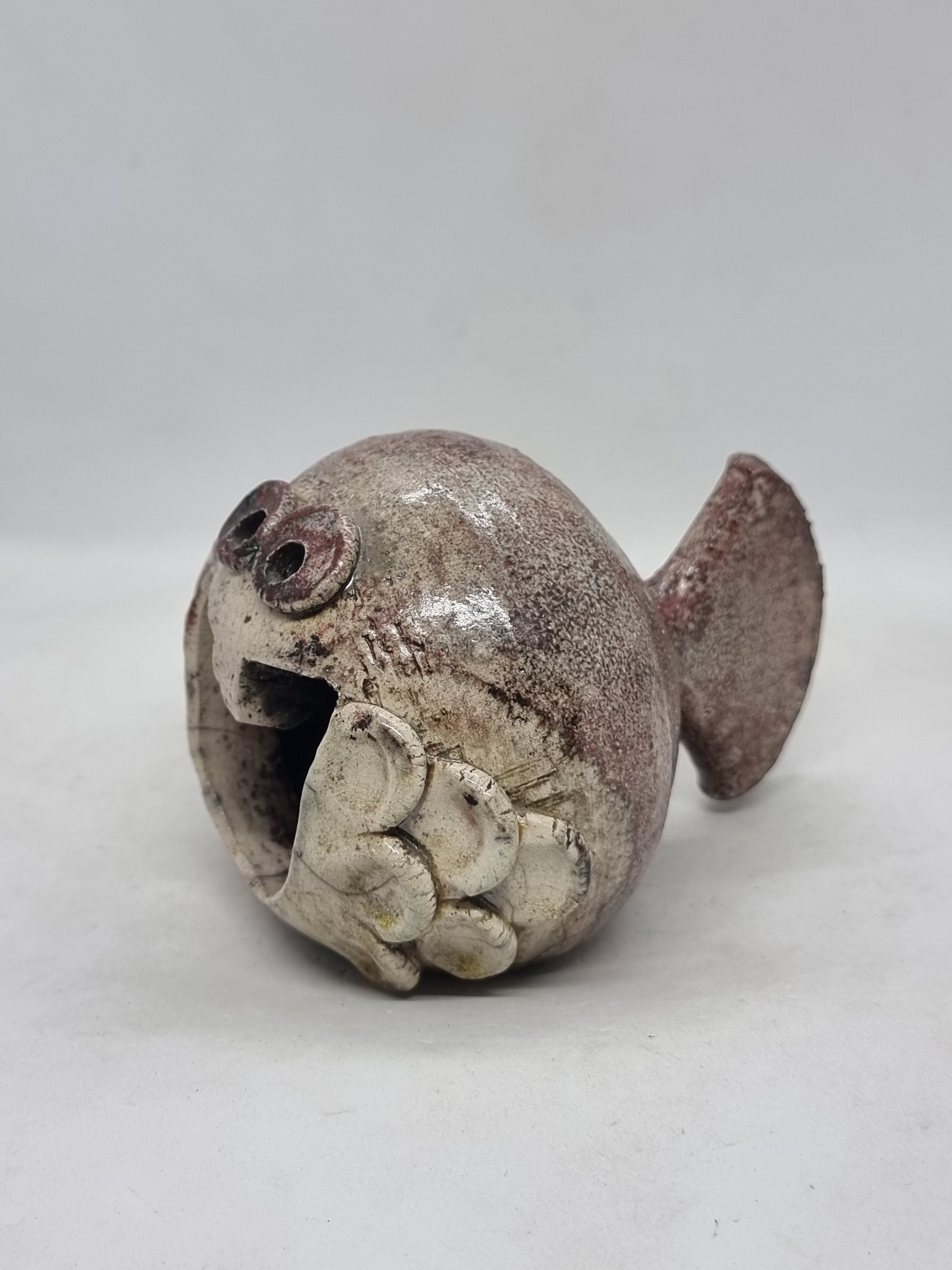 Vintage Scandinavian Ceramic Fish Sculpture | - Etsy