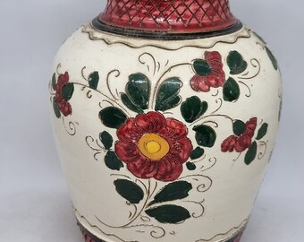 イタリアで購入　手描き鳥花デザイン花瓶 3点セット　新品未使用 ヴィンテージ手描き花瓶 | イタリア製 | - Etsy 日本