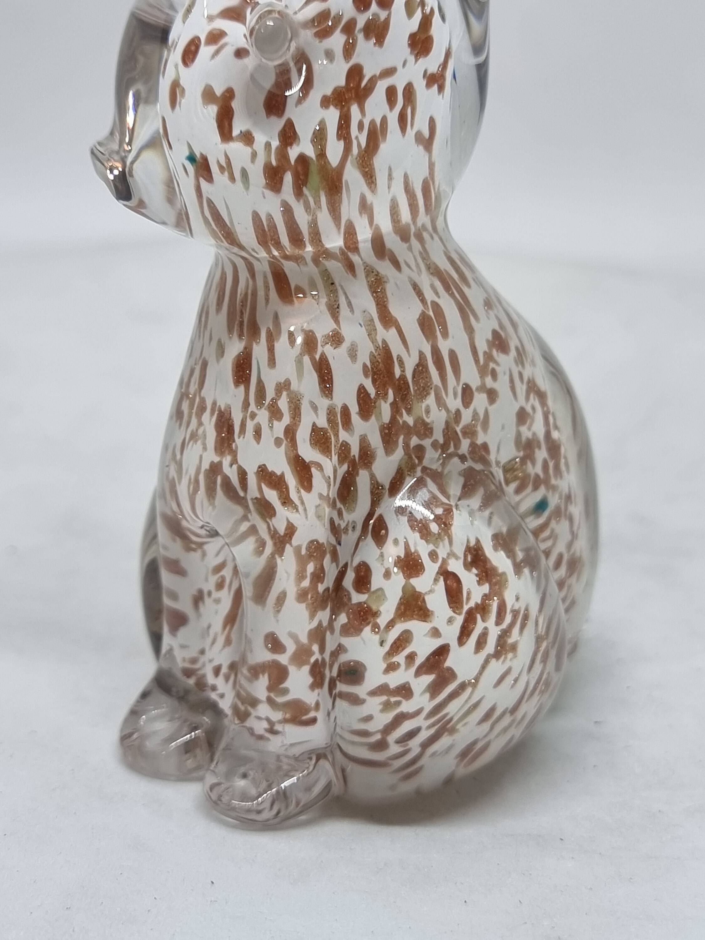 Vintage Gränna Glasbruk Sweden Crystal Glass Bunny/rabbit