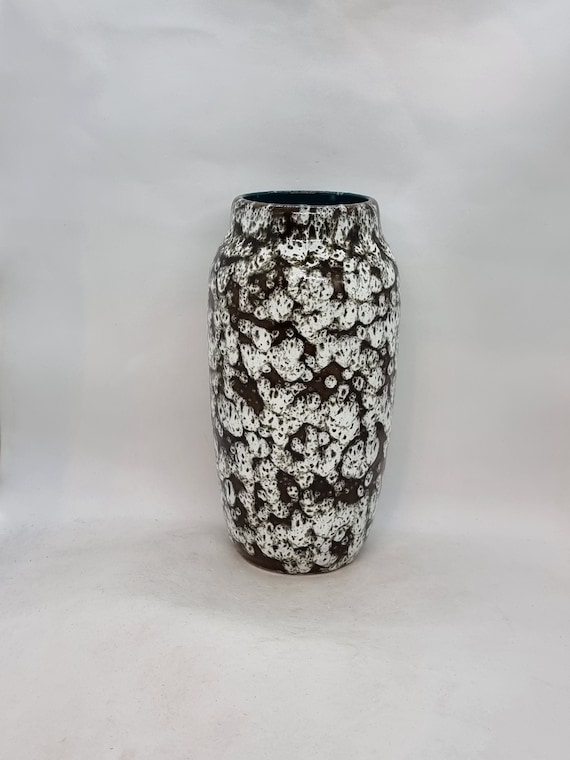 West Germany Fat Lava 花瓶　(242-22) Vintage West Germany Ceramic Fat Lava Vase No. 242/22 | - Etsy