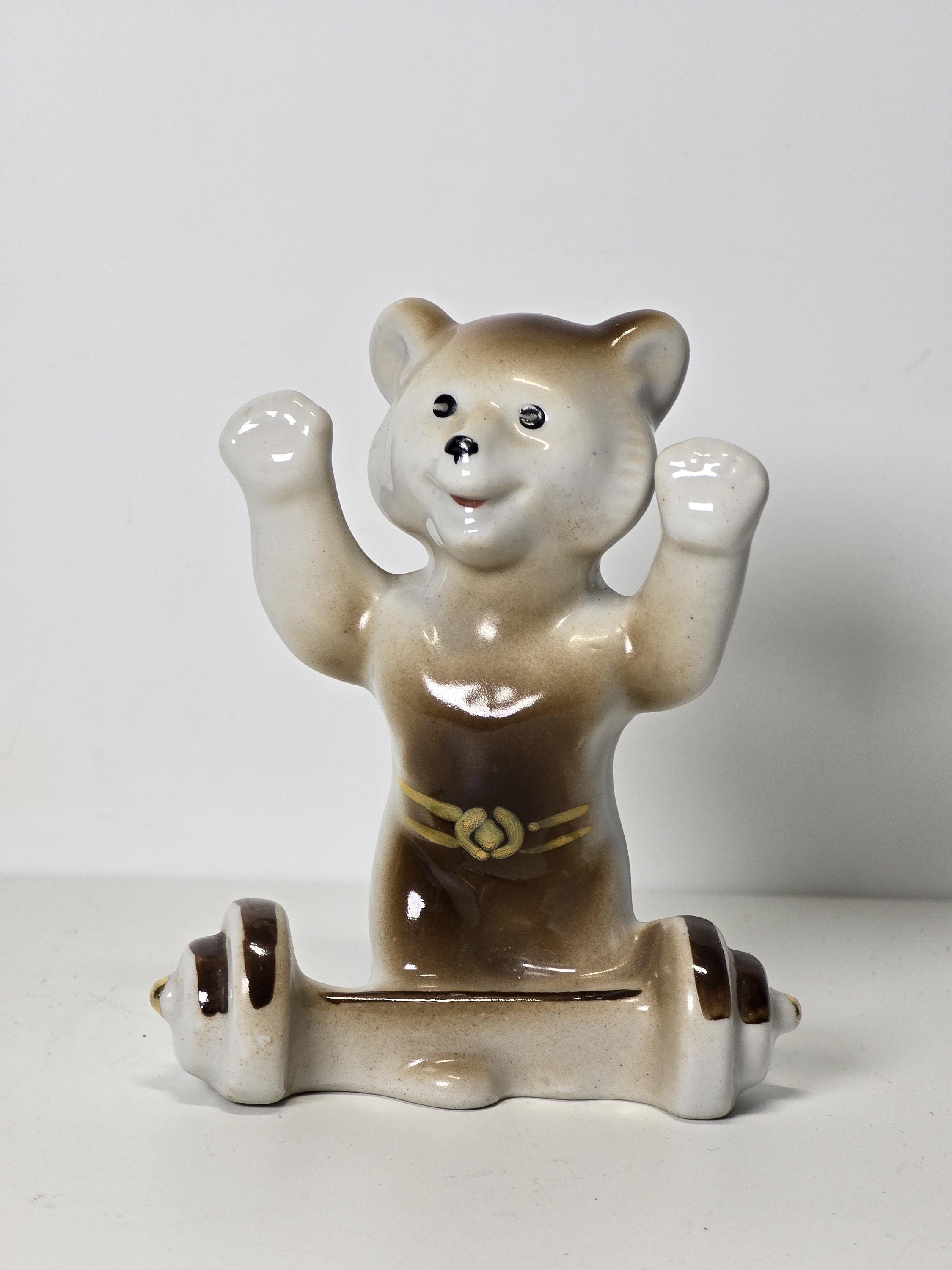 ヴィンテージ 1980 モスクワオリンピック 磁器製 ミシュカ ベア