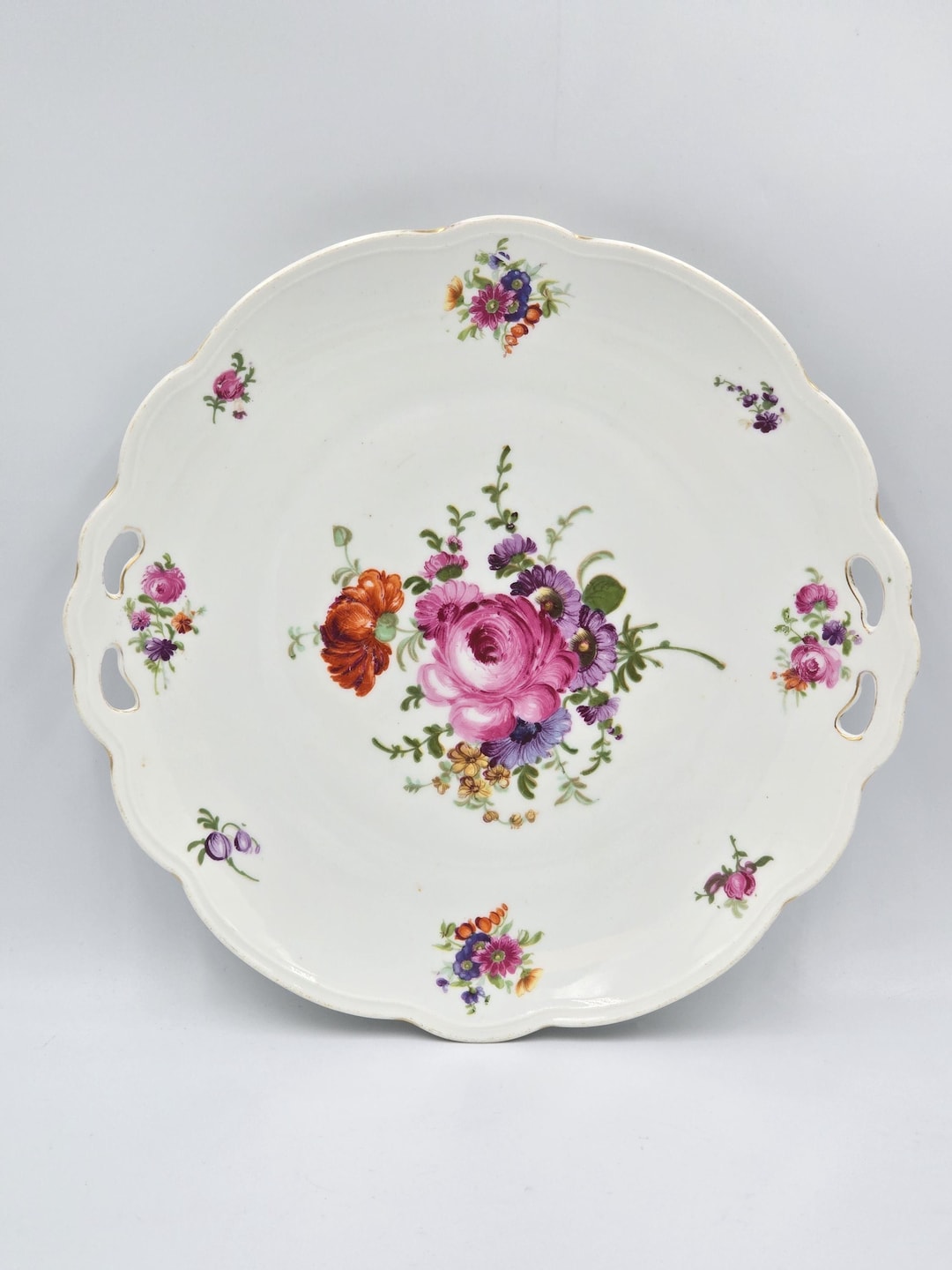 Antique MZ Altrohlau Porcelain Plate CMR Mark (1909–1922) | Hand