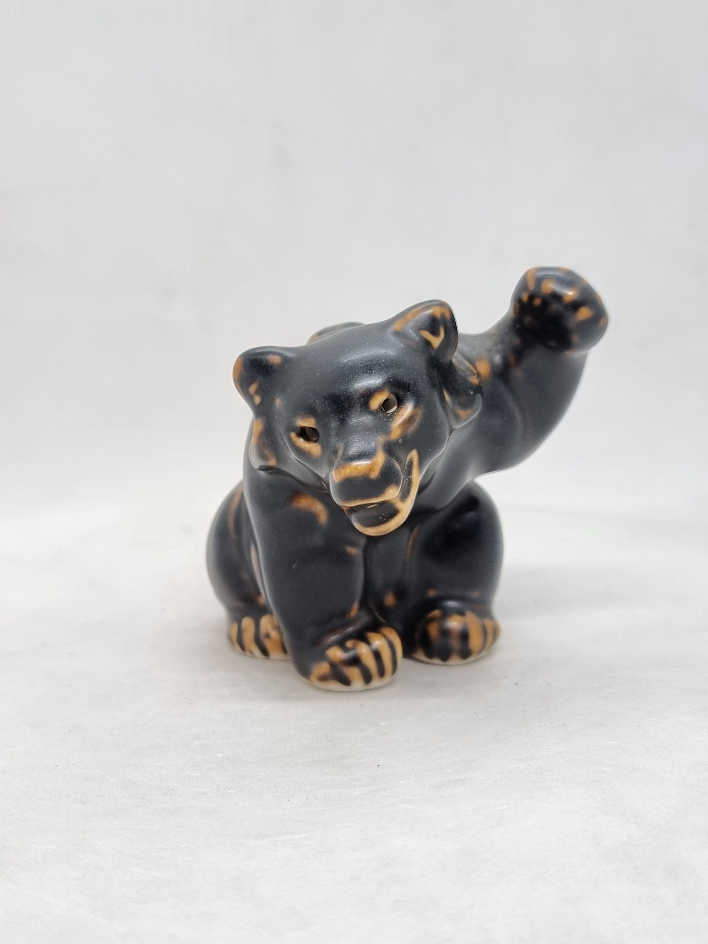 Royal Copenhagen Bear Cub Figurine by Knud Kyhn 21433 | - Etsy