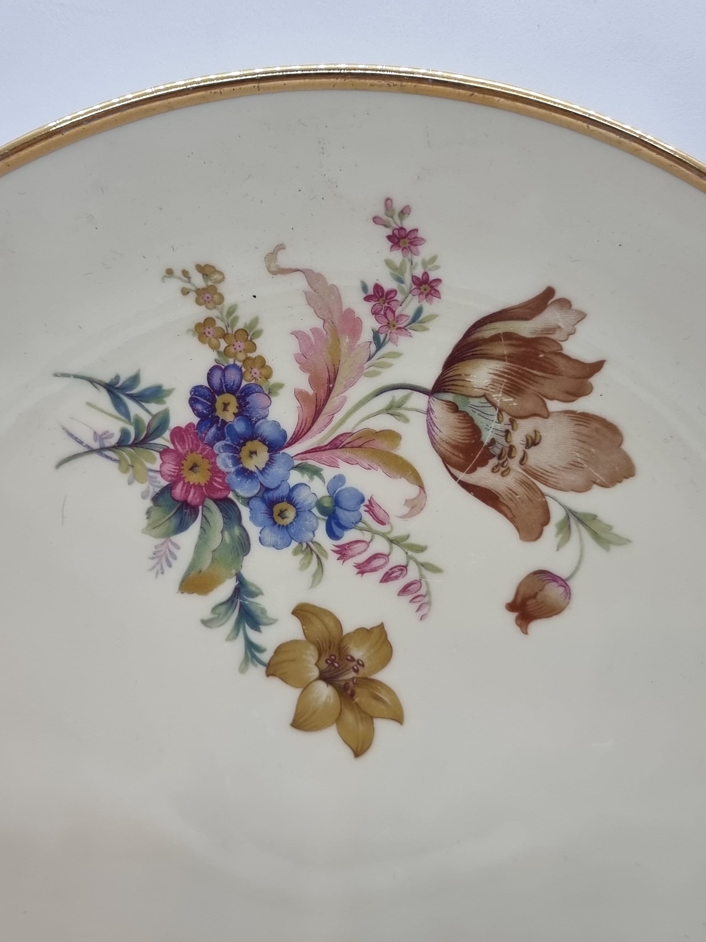 Vintage Kjøbenhavns Porcelains Maleri KPM Denmark Large Platter