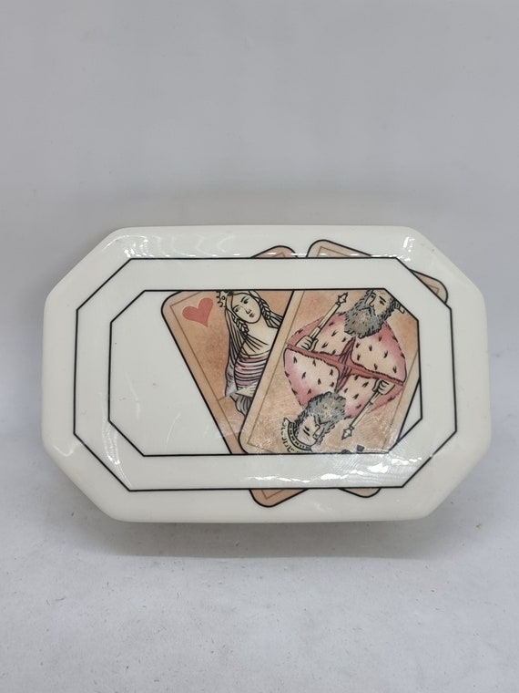 Vintage Villeroy & Boch Porcelain jewelry box Made… Gem